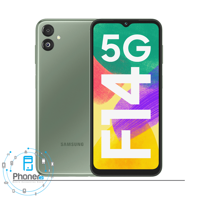 رنگ سبز گوشی موبایل سامسونگ Galaxy F14 5G