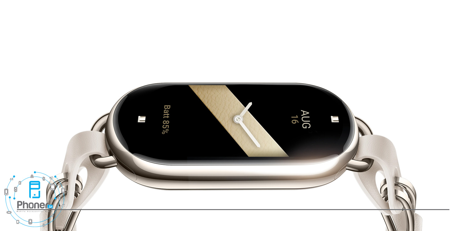 طراحی صفحه نمایش مچ بند هوشمند شیائومی مدل Mi Band 8