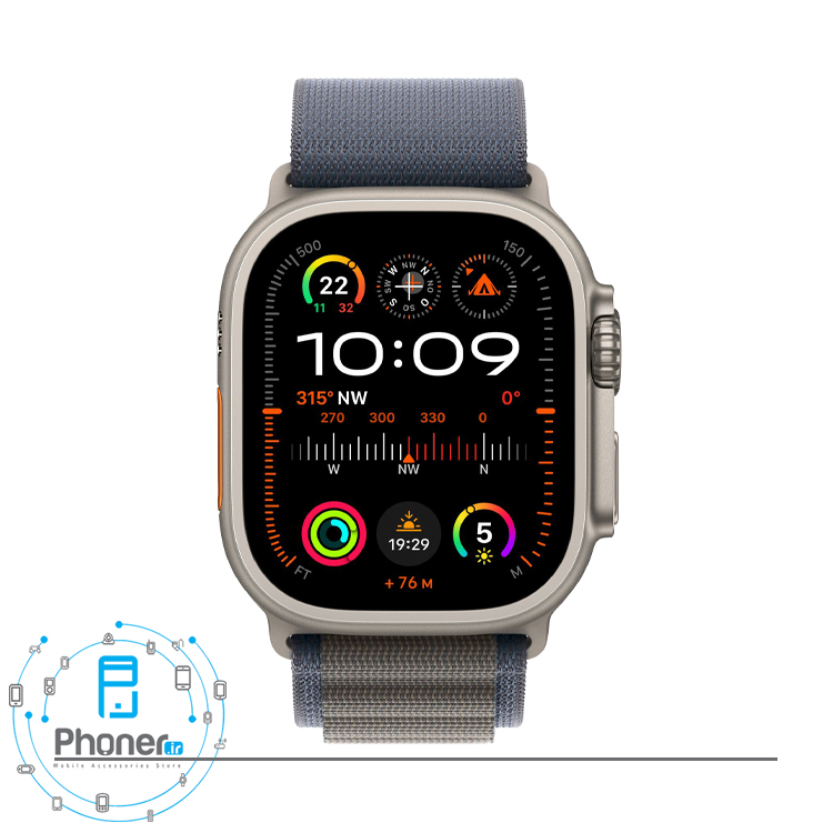 نمای روبرو ساعت هوشمند Apple Watch Ultra 2