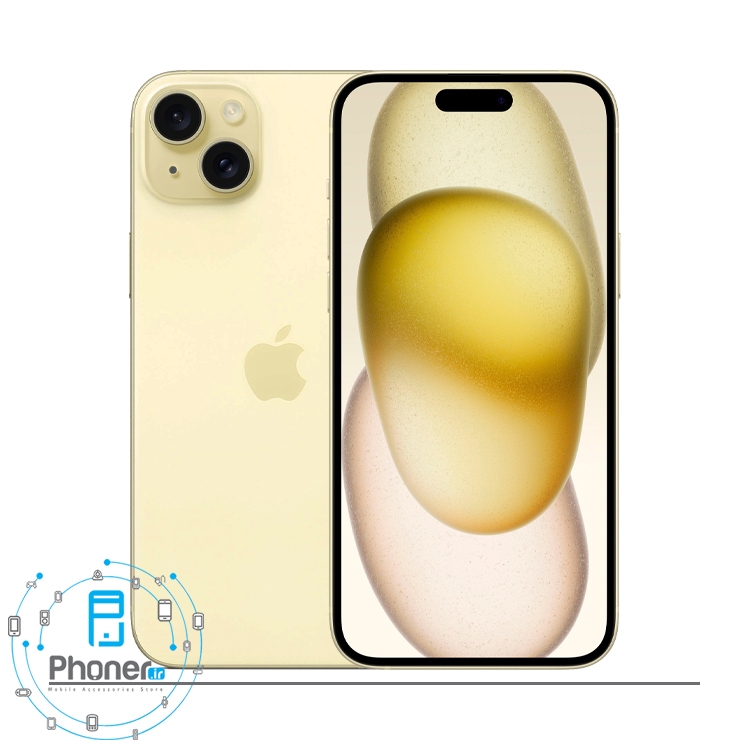 رنگ زرد گوشی موبایل iPhone 15 Plus