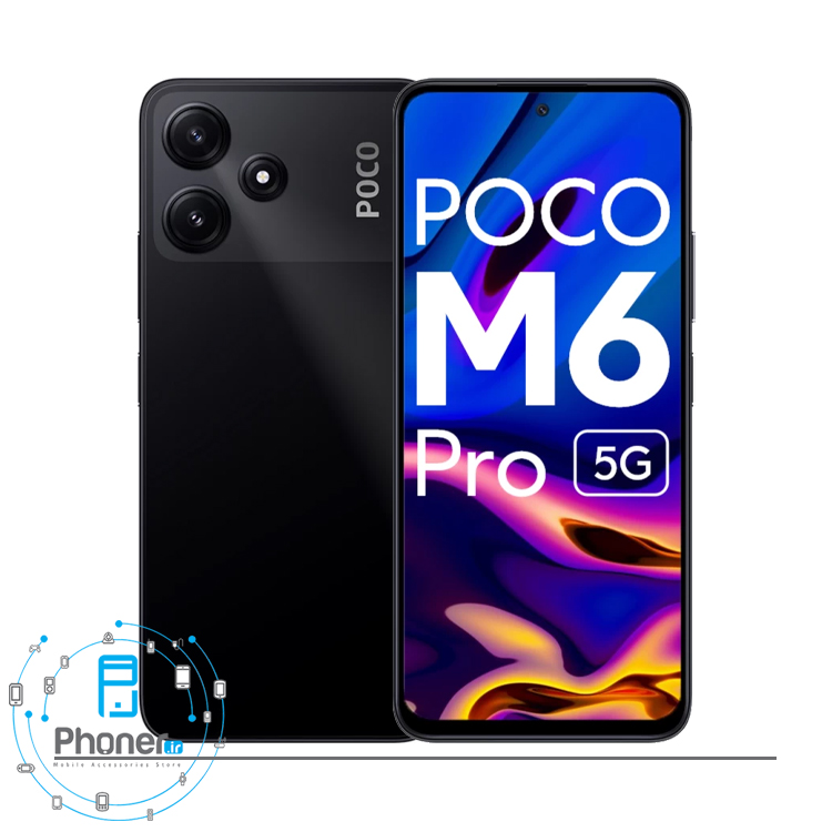 رنگ مشکی گوشی موبایل شیائومی Poco M6 Pro 5G