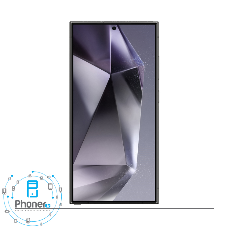 صفحه نمایش گوشی موبایل سامسونگ Galaxy S24 Ultra در رنگ آبی