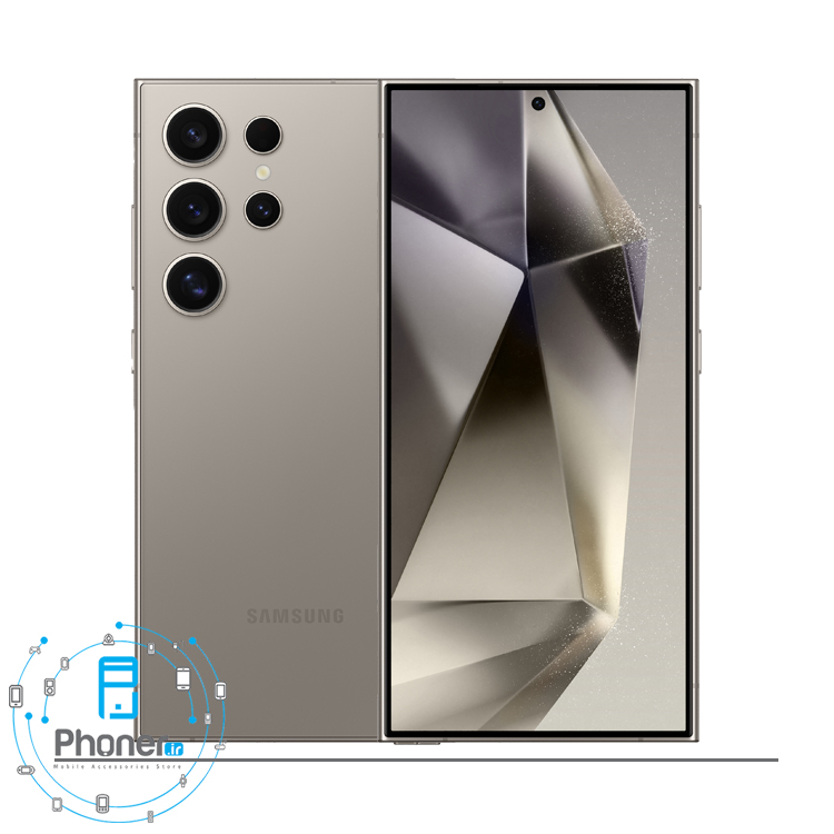 رنگ خاکستری گوشی موبایل سامسونگ Galaxy S24 Ultra