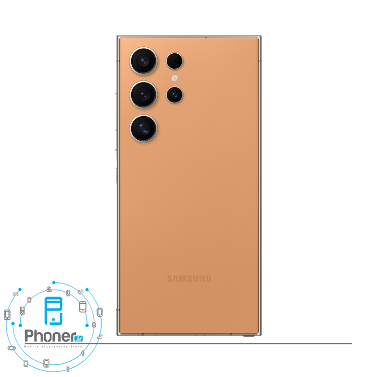 قاب پشتی گوشی موبایل سامسونگ Galaxy S24 Ultra در رنگ نارنجی