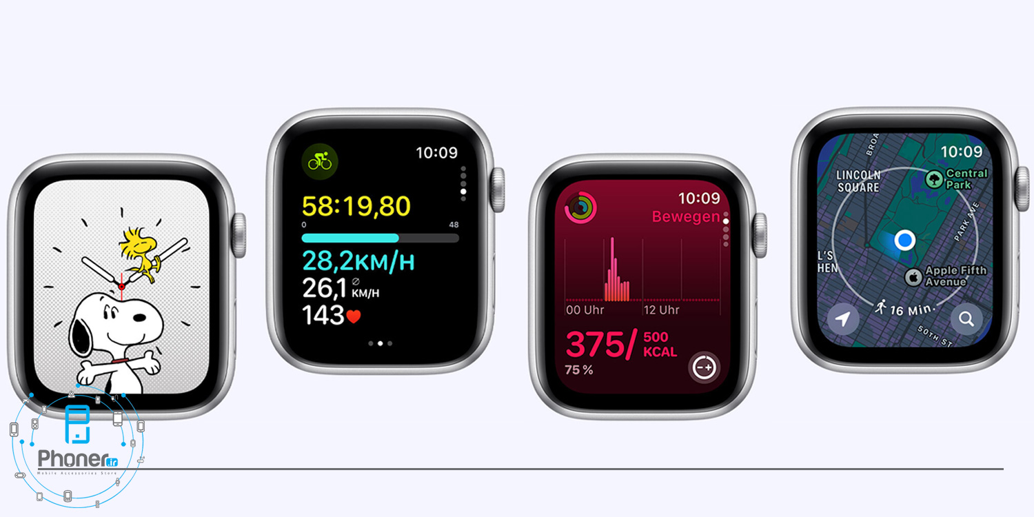 ساعت هوشمند مدل Apple Watch SE 2022 40mm GPS