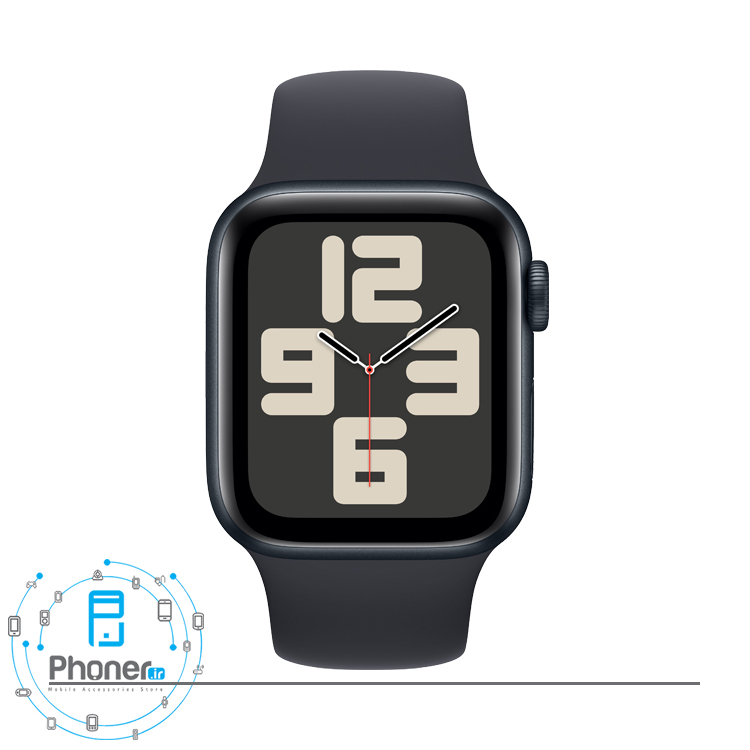نمای روبرو ساعت هوشمند مدل Apple Watch SE 2022 40mm GPS