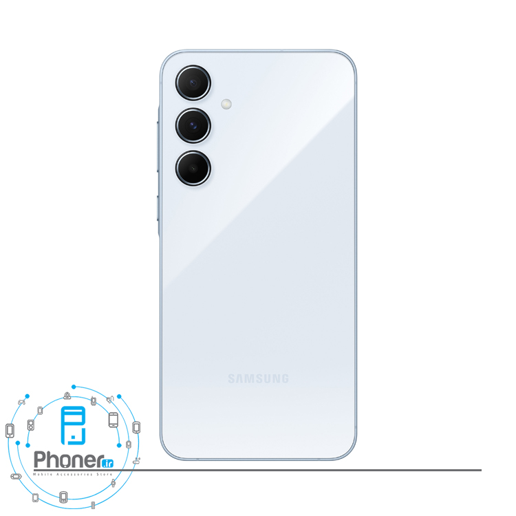 قاب پشتی گوشی موبایل سامسونگ Galaxy A55 5G در رنگ سفید یخی