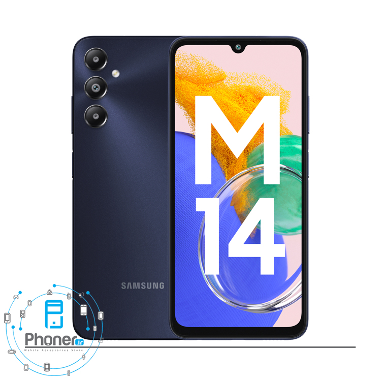 رنگ سرمه‌ای گوشی موبایل سامسونگ Galaxy M14