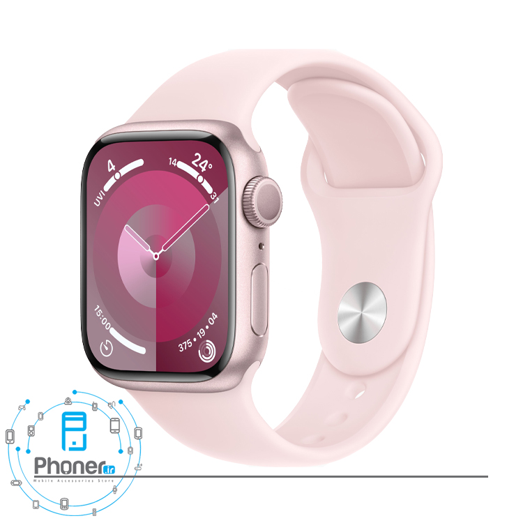 رنگ صورتی ساعت هوشمند اپل مدل Apple Watch Series 9 41mm