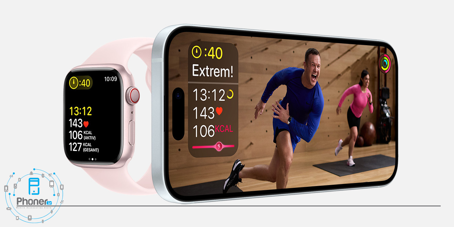 ساعت هوشمند اپل مدل Apple Watch Series 9 45mm با بدنه آلومینیومی