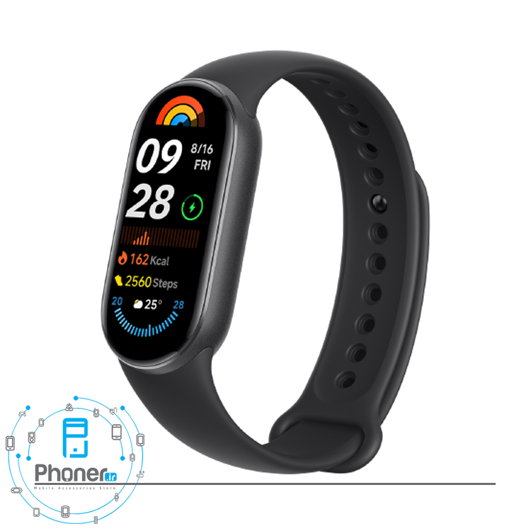 رنگ مشکی مچ بند هوشمند شیائومی مدل Xiaomi Smart Band 9